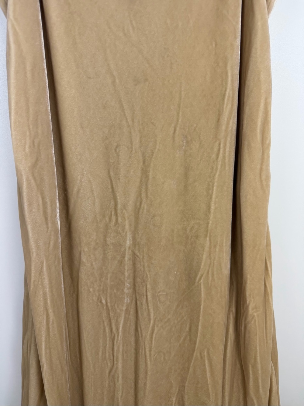 Vince Velvet Midi Slip Dress – Champagne Beige | Size Medium - Picture 4 of 8
